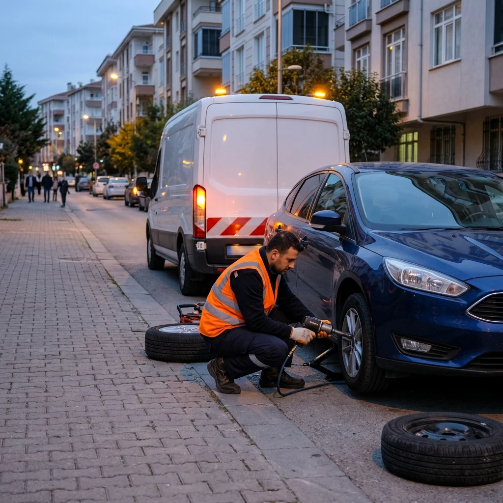 Bornova mobil lastikçi yol yardım hizmeti
